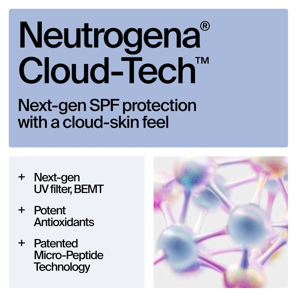 Neutrogena Ultra Sheer Daily Face Sunscreen SPF 70 with BEMT, 1.4 Fl. Oz