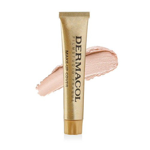 Dermacol Full Coverage Tattoo Cover Matte Foundation SPF 30, 1.1 oz, No.208 | Tattoo cover up makeup Long-lasting for oily skin; covers acne, scars & under-eye bags; hypoallergenic