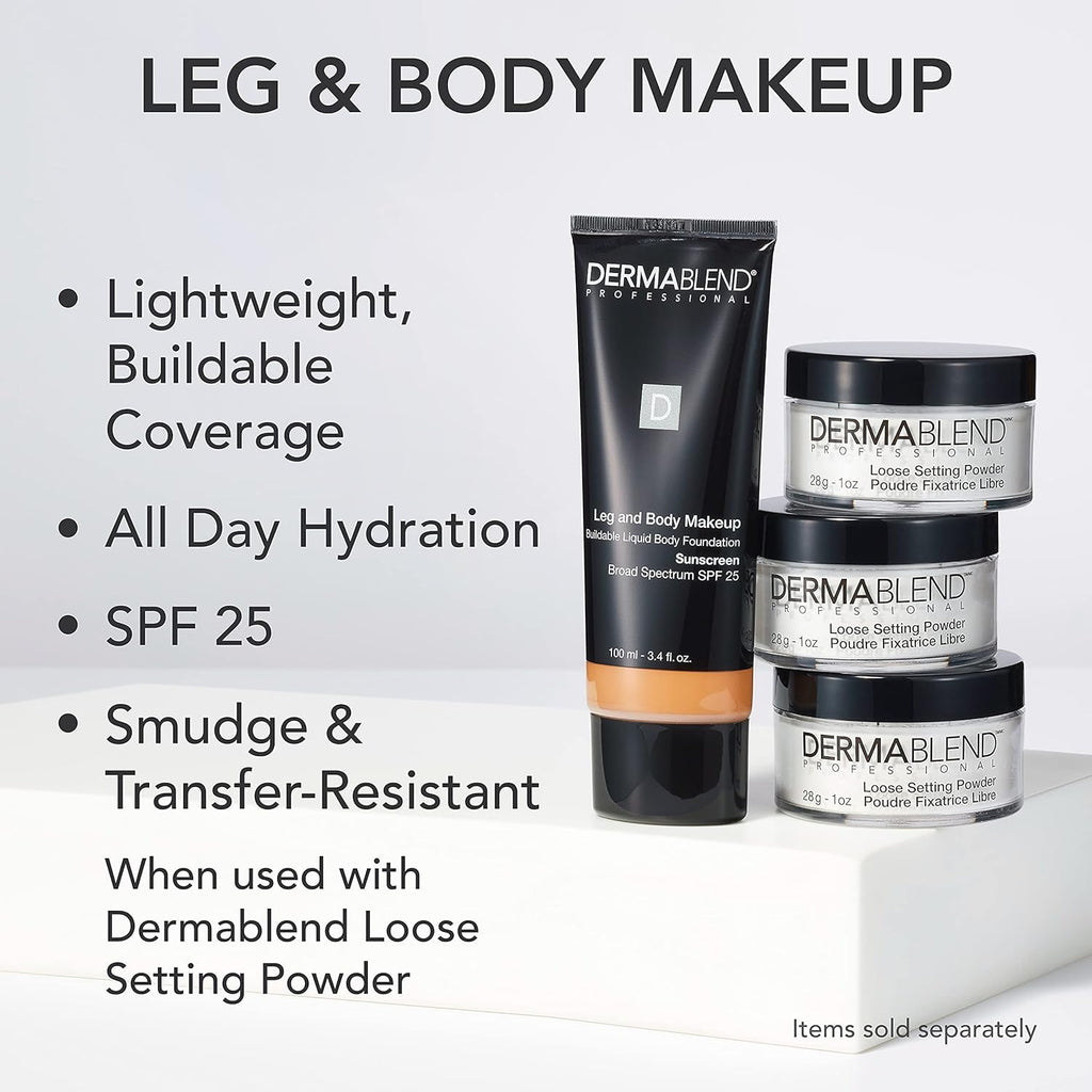 Dermablend Leg & Body Makeup Foundation SPF 25, 10N, 3.4 fl oz