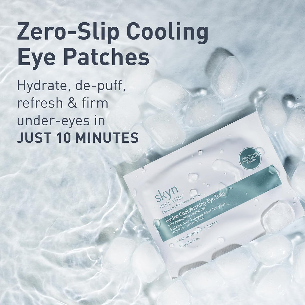 skyn ICELAND Hydro Cool Firming Eye Patches with Peptides and Coenzyme Q10