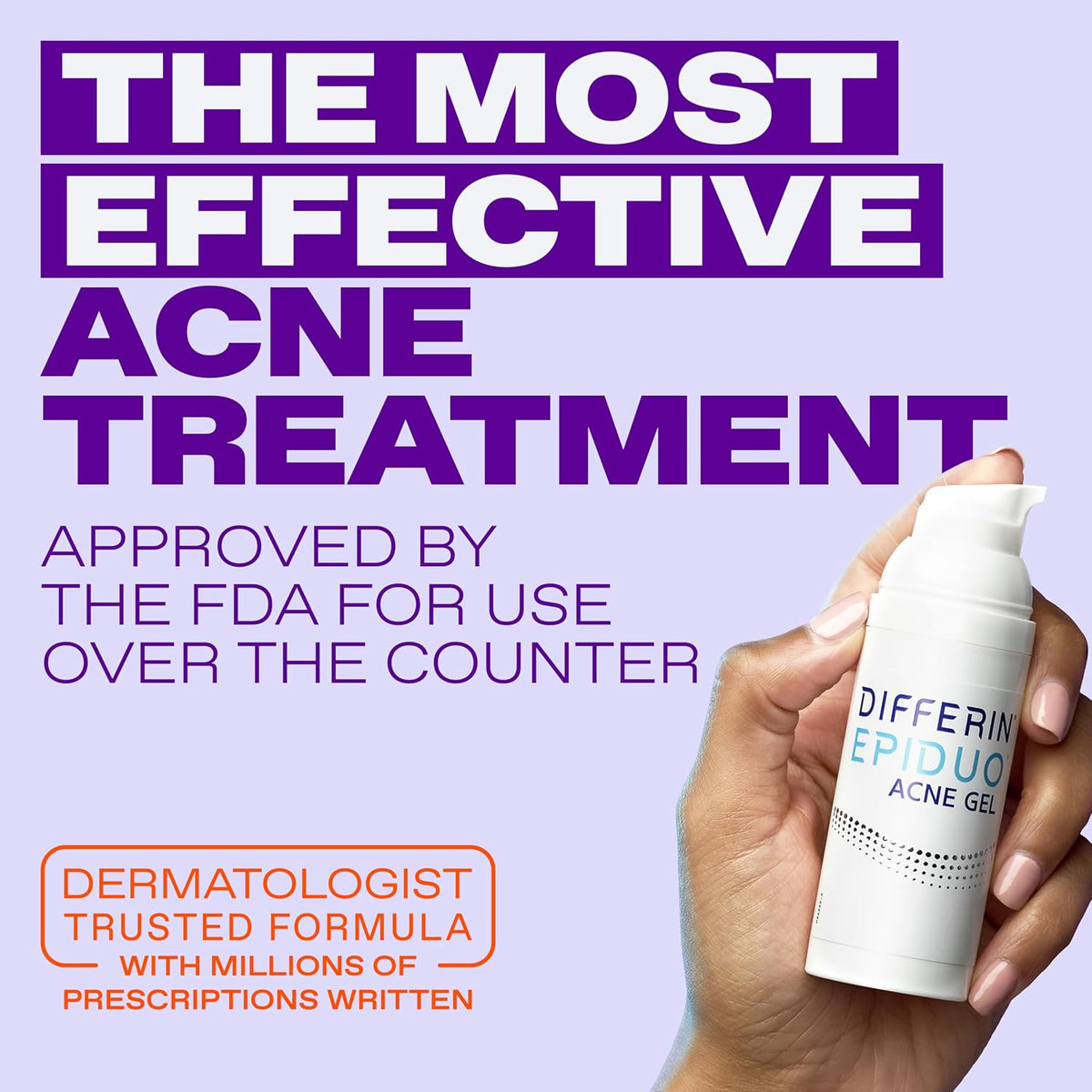 Differin Epiduo Acne Gel Treatment, Adapalene & Benzoyl Peroxide, 15g Pump