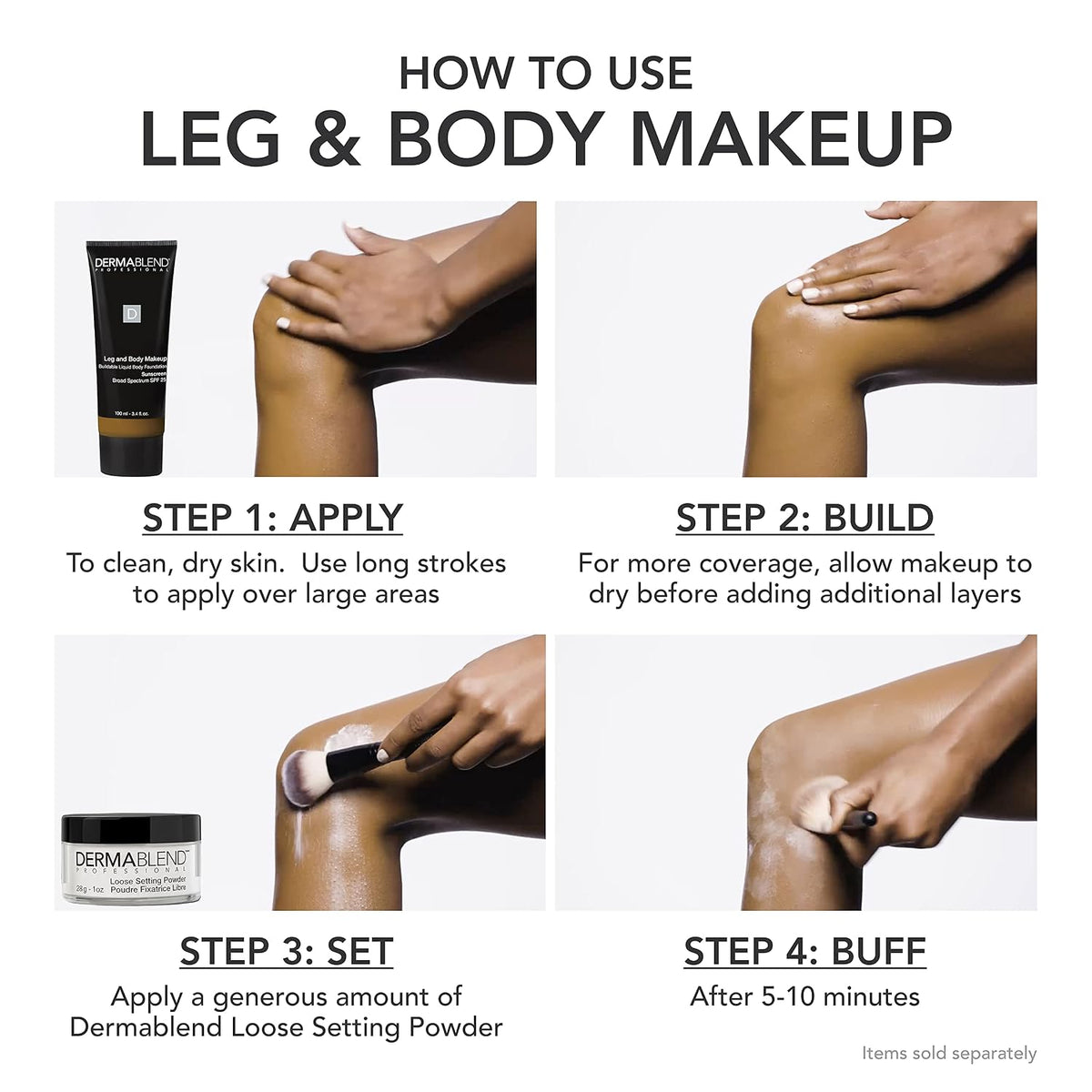 Dermablend Leg & Body Makeup Foundation SPF 25, 10N, 3.4 fl oz